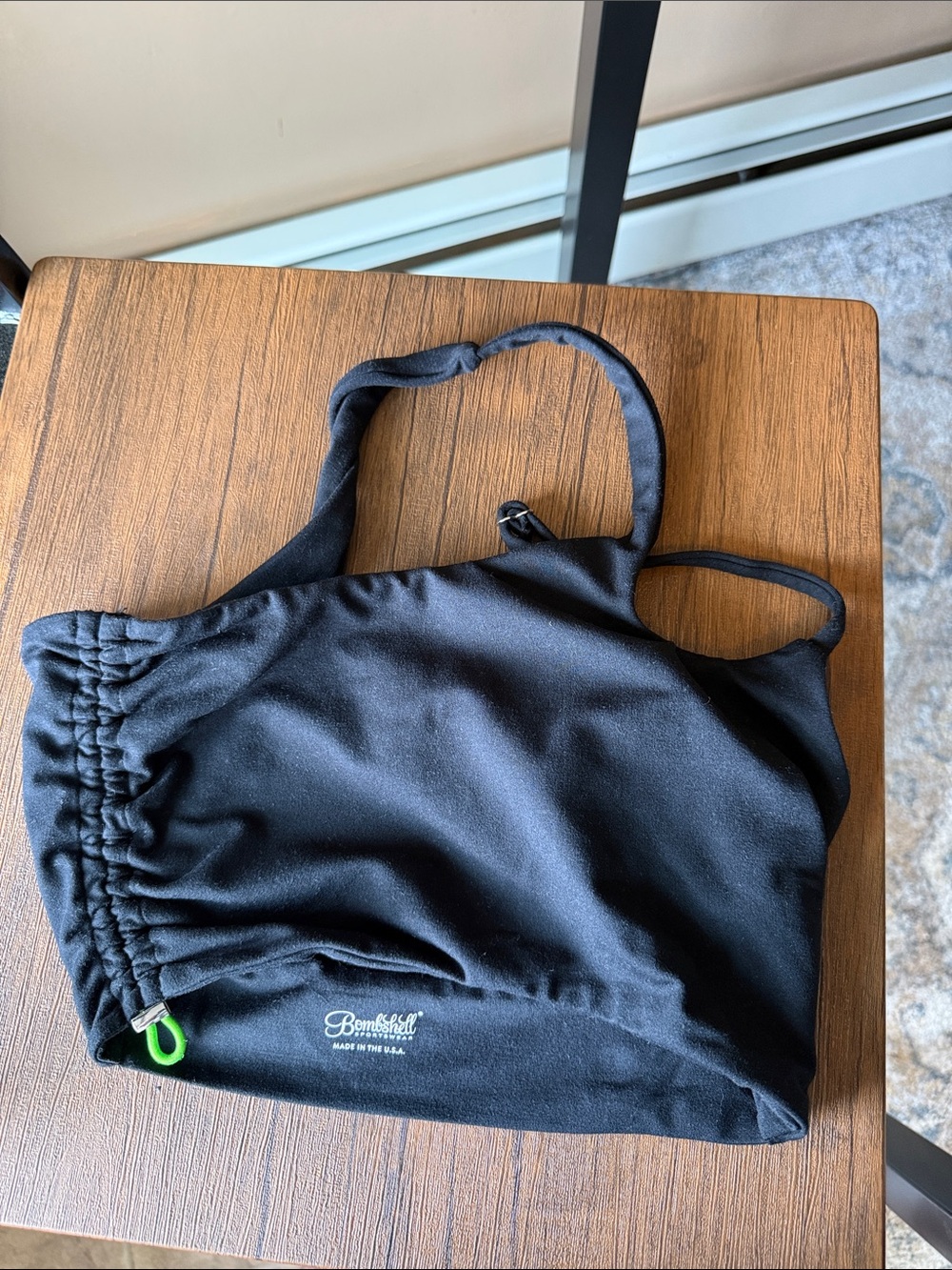 Bombshell Black sports bra